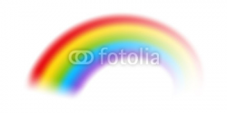 Vector rainbow with transparent effect on white background ...