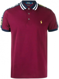 Logo Band Polo Shirt in 003