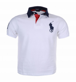 Polo Ralph Lauren Big Logo Short TShirt Men White Dress ...