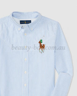 Ralph Lauren polo shirt with two-color stripes #209688 : New ...