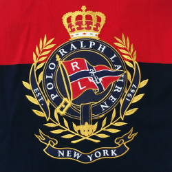 Polo Ralph Lauren polo shirt emblem Polo Ralph Lauren men MENS navy  multi-A471065T75 YA