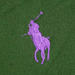 Product made in CLASSIC VIOLET/ クラシックヴァイオレットイタリア green on polo Ralph Lauren  scarf POLO RALPH LAUREN 6F0514 GR 354 big pony logo embroidery BIG PONY ...