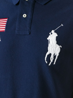 Logo Patch Embroidery Polo Shirt