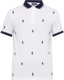 Polo Ralph Lauren - Logo Embroidered Cotton Piqué Polo Shirt - Mens - White  from MATCHESFASHION.COM - US | more