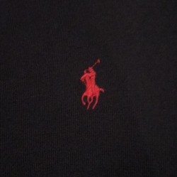 Polo Ralph Lauren Men\'s Classic Navy Blue Red Horse Sweater