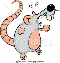 EPS Vector - Angry mouse. Stock Clipart Illustration ...