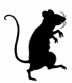 Vintage Clip Art - Cute Critter Silhouettes | Halloween ...