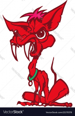 Evil rat animal cartoon character