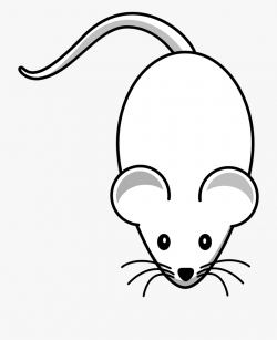 Rat Mouse Clipart White - Cartoon Mouse Png #1822109 - Free ...