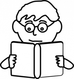 49+ Reading Clipart Black And White | ClipartLook