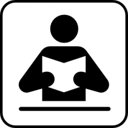 Reading Clipart Black And White | Clipart Panda - Free Clipart Images