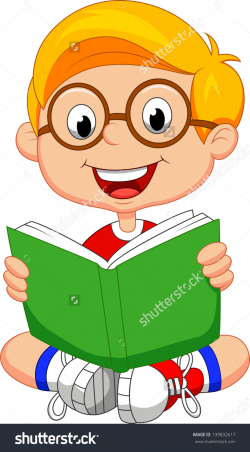 Kid Reading Book Clipart | Free download best Kid Reading Book ...