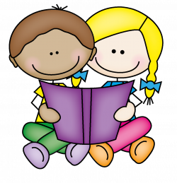 Cute reading kids clipart - Clip Art Library