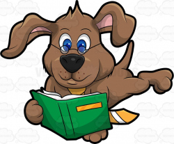 Dog reading clipart 6 » Clipart Portal