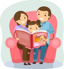 Parent and child reading clipart 3 » Clipart Portal