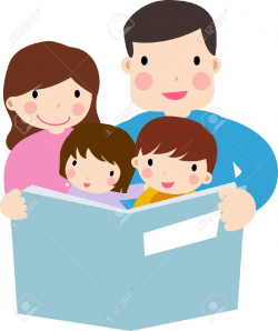 Child reading parents reading with children clipart clipartfest ...