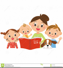 Clipart Of Child And Parent Reading | Free Images at Clker.com ...