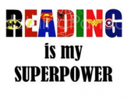 Reading Superhero Clipart | Reading Is My Superpower // Superhero ...