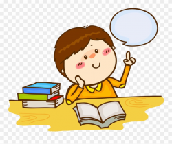 Clipart Library Stock Child Thinking Clipart - Student Reading ...