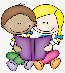 Kids Reading Clipart - Buddy Reading Clipart - Free Transparent PNG ...