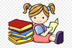 Library Clipart Shhh - Reading Books Clipart Png Transparent Png ...