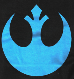 Star Wars Rebellious Blue Rebel Logo T-Shirt