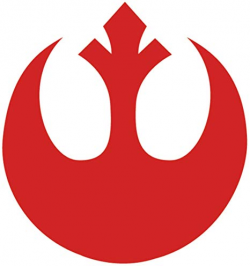 Star Wars Rebel Logo Crest Symbol Skywalker Jedi Alliance Logo Red Decal  Vinyl Window Auto Truck SUV Waterproof Bumper Sticker Size: 6\