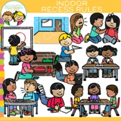 School Indoor Recess Rules Clip Art by Whimsy Clips | TpT