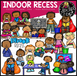 Indoor Recess Clip Art Set