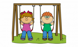 Free Recess Png - Child Swinging Clipart {#1894111} - Pngtube