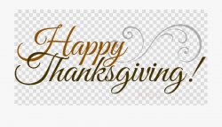 Happy Thanksgiving Clipart Closed - Calligraphy ...