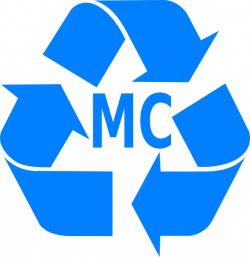 Blue Recycling Logo Clip Art at Clker.com - vector clip art ...