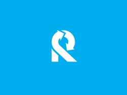 R Arrows Logo by Lucky Day Logos on Dribbble