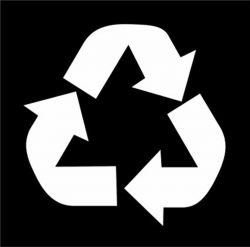 Dixies Decals RECYCLE SYMBOL - 3\