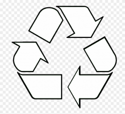 Pnh Recycling Club - White Recycle Symbol Clipart (#1952425 ...