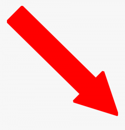 Red Arrow Clip Art Clipart Right Down Transparent Png - Red ...