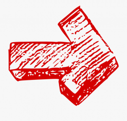 Hand Drawn Arrow Red - Hand Drawn Draw Arrow Png ...