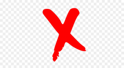 X mark Drawing Red Check mark - cross png download - 1024 ...