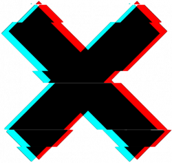 glitch glitcheffect vhs vhscamera static red x blue tur...