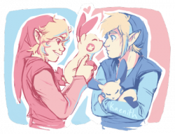 red link x blue link | Tumblr
