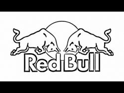 How to Draw the Red Bull Logo (symbol) - YouTube