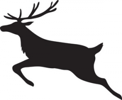 Reindeer Clipart Black And White | Free download best Reindeer ...