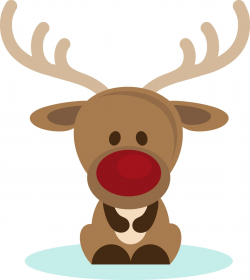 Cute christmas reindeer clipart - WikiClipArt