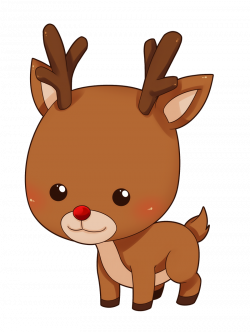 This cute and adorable baby reindeer clip art is great for use on ...