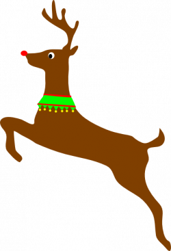 Rudolph The Red Nosed Reindeer Clip Art at Clker.com - vector clip ...