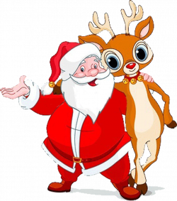santa reindeer pictures free | Clip-art and backgrounds for ...