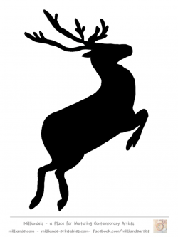 Free Reindeer Silhouette, Download Free Clip Art, Free Clip Art on ...