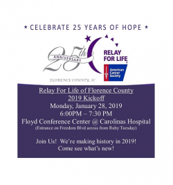 Relay For Life of Florence County 2019 Kickoff - Florence ...