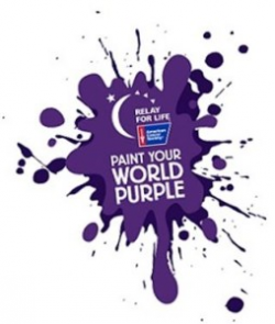 Paint Your World Purple Relay For Life logo - Borough of ...