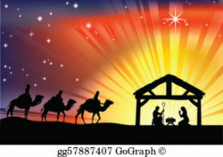 Nativity Scene Clip Art - Royalty Free - GoGraph